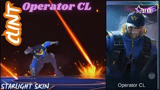 Clint Operator CL (Starlight Skin) [MLBB Skin Effects 4K UHD] | Slow Motion Showcase