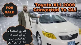 Продается подержанный автомобиль Toyota XLi, переделанный в GLi, 2009 года выпуска | Pak Car Bazar