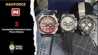 Cron&oacute;grafos NAVIFORCE - Possible Watches. Rel&oacute;gios poss&iacute;veis. Paix&otilde;es reais. @PossibleWatches