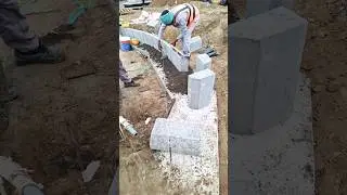 Curb Stone laying Fixing!
