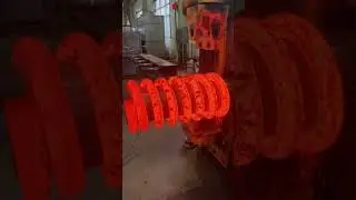 The process of how to manufacturing roblx coil speed springs #machine #springs #factory #procss