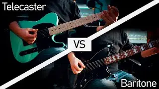 Regular vs Baritone Guitar Battle | METAL