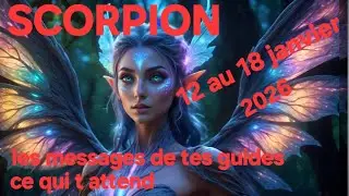 SCORPION ♏️ 12 au 18 janvier 🪻 discussions immobilières ❤️ il y a mieux qui t attend 