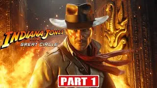 INDIANA JONES AND THE GREAT CIRCLE Gameplay Walkthrough FULL GAME PART 1 [4K 60FPS PC]