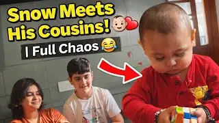 Snow With His Cousins 👶❤️ | Cute Family Vlog