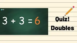 Doubles QUIZ |Simple Doubles |Basic & Simple Maths for Kids |Calm and NO Sensory Overload.