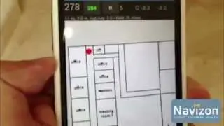Software-based indoor navigation with sub-meter accuracy - Navizon I4N @HQ