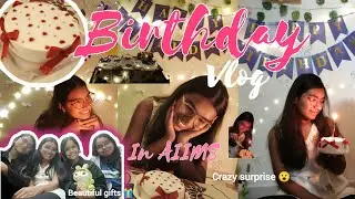 Birthday celebration vlog in AIIMS Nagpur ✨ | Shalini Gupta |