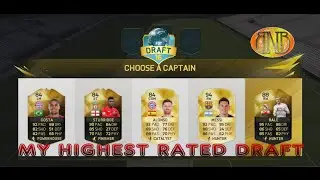FIFA16 - My Highest Rated Draft 187/188 (PS4 Gameplay)