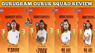 Gurugram Gurus Underrated Team🚨| KCL Haryana Full Team Review| Neeraj Mohit Rahul Kandola Dhull
