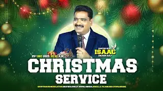 25th Dec 2025 | Christmas Service | Pr Devi Isaac Gnana Raj |Satyadaivarchanalayam #isaacrajofficial