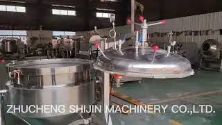 200L/300L/500L/800L Industrial Bean Pressure Cooker Steam  Heating Pressure Cooker Bone Soup Kettle
