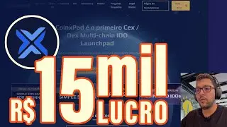 Mais de 15 mil de lucro - Review Coinxpad completo - Apenas 3 projetos nesta launchpad