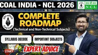 NCL RECRUITMENT 2026 | 270 VACANCY | Complete Roadmap | IMP Subjects  #nclvacancy