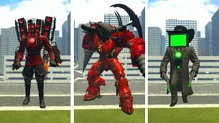 UPGRADED TITAN DILLMAN ,SPEKERMAN MECHA BOSS VS ASTRO HYDRA ,MAFIA UPGRADE ,SKIBIDI In Garry's Mod