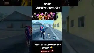 movement speed ⚡ headshot character combination in free fire #shortsfeed #tgrnrz #tondegamer #short