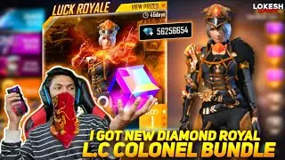 New Diamond Royale I Got L.C Colonel Bundle And Magic Cube At Garena Free Fire 2020