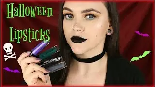 NEW Wet N Wild Halloween Liquid Lipsticks Review & Lip Swatches!