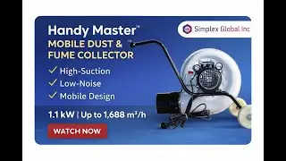 Handy Master&trade; Dust & Fume Collector &ndash; Mobile Exhaust Extraction for Auto Shops & Garages