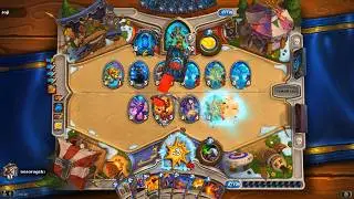 HearthStone  - Игра против сильного Мага.