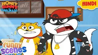 Honey Bunny Funny Scenes | Cartoon For Kids | Compilation - 71 | बच्चो की कहानियां | YO Kids Masti