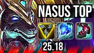 NASUS vs YONE (TOP) | EUW Master | 25.18