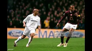 Thierry Henry vs Roberto Carlos legendary sprint race