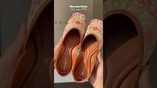 Meesho jutti finds🩷✨ #jutti #fashion #footwear #meesho #affordable #meeshofinds