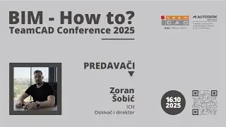 BIM How to Conference 2025: Zoran &Scaron;obić - Integrated Construction Hub (ICH)