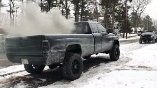 Brutal 24v Cummins Cold Start 
