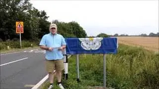 Andy Strangeway - Unveiling of the First Yorkshire Boundary Sign - 1st August 2014