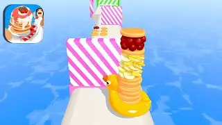 PANCAKE RUN🥞🍎🥞All Levels Gameplay Walkthrough Android,ios