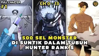 DIA DI SUNTIK 500 SEL MONSTER DAN MENJADI HUNTER RANK S - ALUR CERITA MANHWA