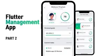 Flutter Management App Part2 (UI) - Speed Code