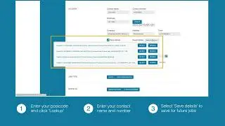 Add a job - Delivery address