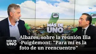 Albares, sobre la reunión entre Illa y Puigdemont: 