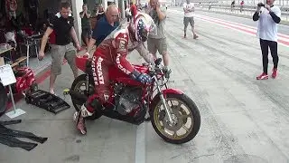 MV Agusta 500 GP replica, engine start - I hear you loud and clear. [classic motorcycle racing]