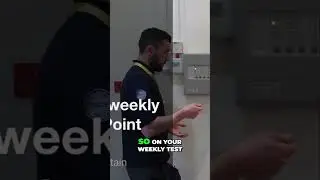 How to do a weekly test on a fire alarm - Short version