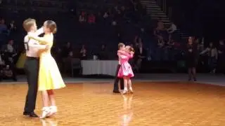 Juvenile ballroom D.A.N.C.E  Michael and Isabella