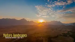 Long duration timelapse. Nature landscapes. Background video - Amazing Nature Scenery