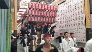 令和７年１０月５日　鳳地区だんじり祭　連合曳き　北王子　新在家　野田　大鳥