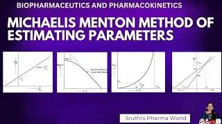 MICHAELIS MENTON METHOD OF ESTIMATING PARAMETERS |#biopharmaceutics #sruthiprabha