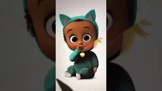 Lady Bug and Super Cat + Boss baby drawing Challenge #Shorts