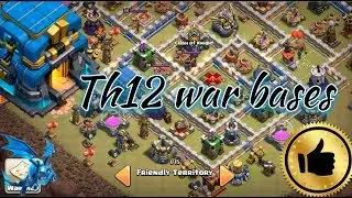 Th12 war bases 2018. Clash of clans th12 bases anti 2 star