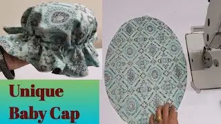 एक सर्कल से बनाएं बच्चों की टोपी/Baby Cap Cutting And Stitching