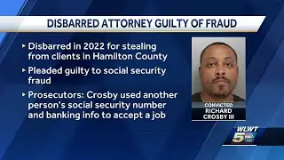 Disbarred Cincinnati attorney pleads guilty to using false identities to land jobs in law
