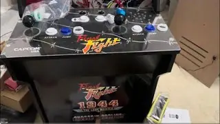 Arcade1up Final Fight - Pi 4 mod (drill holes 🕳️ for spinner, trackball 🖲️ and buttons part1