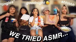 BEST FRIENDS TRY ASMR?!? (hilarious)