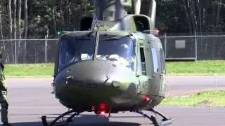 CH-146 Griffon (146485), starting+takeoff, YQB aug 29 2014