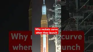 Почему ракеты НАСА изгибаются при запуске. #астрономия